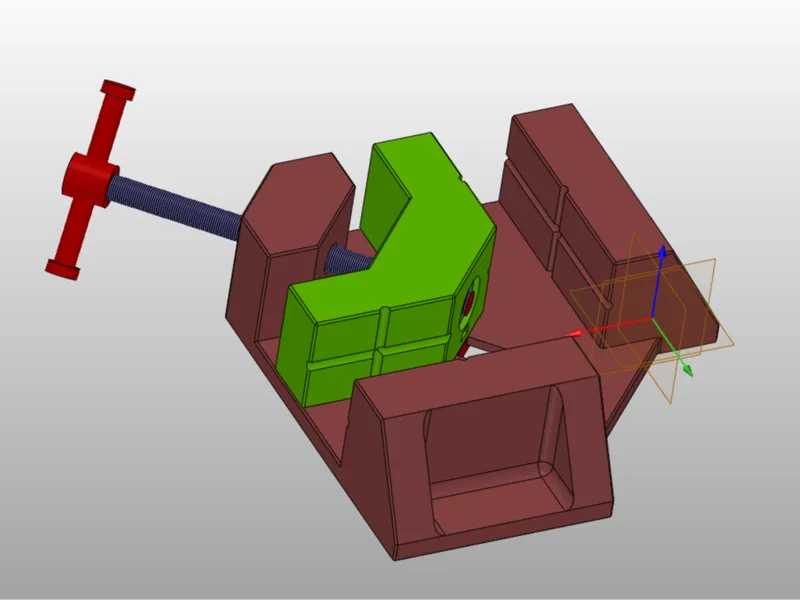angle clamp for furniture production