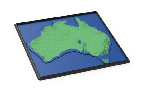 Relief de la géographie australienne