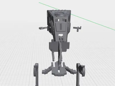 Star Wars AT-ST Walker (Assembled)