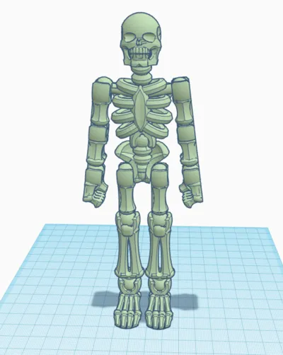 Spooky Articulated Skeleton by AlphaGoose MakerWorld: Download Free 3D ...