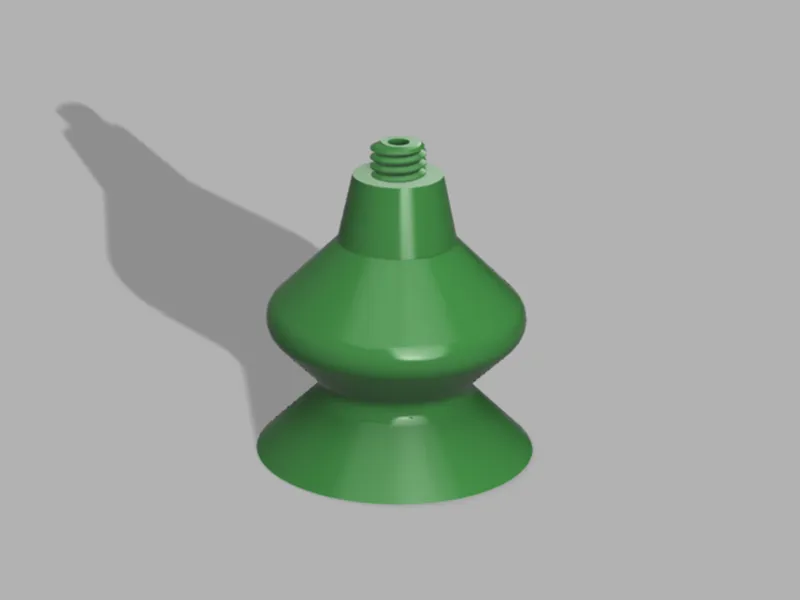 Suction Cup Robotic End-Effector M6 Thread