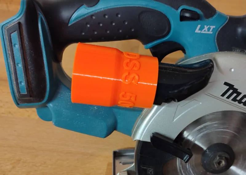 Makita Absaugung DSS501 auf Durchmesser 34,9mm