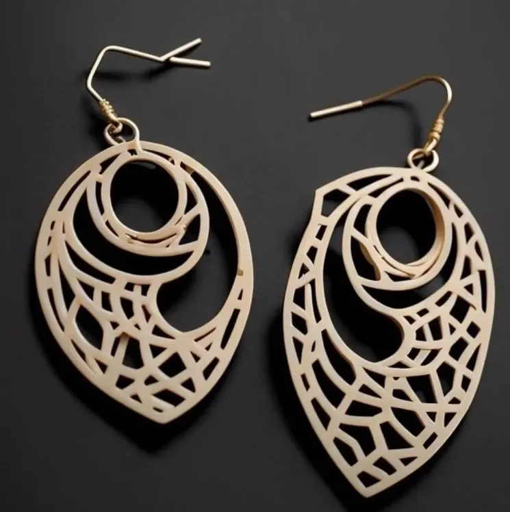 Leaf Earrings view 2