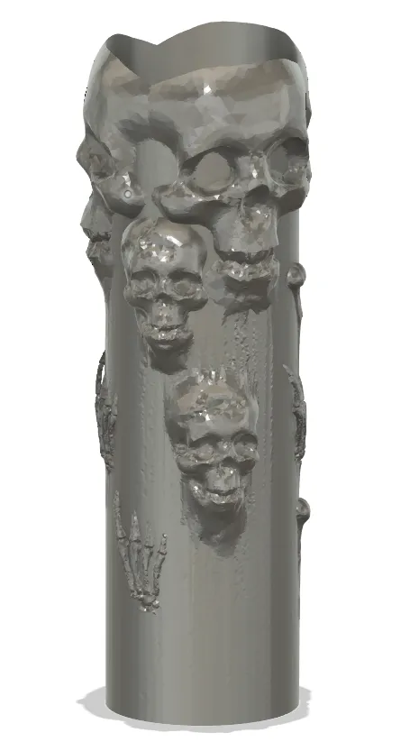 Skull Saber (Collapsible) - Free 3D Print Model - MakerWorld
