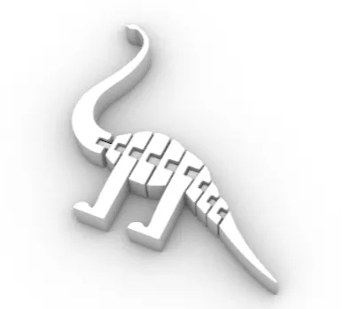 flexible toy dino