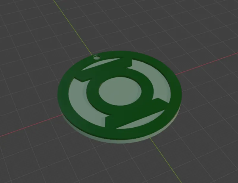 Green Lantern Keychain