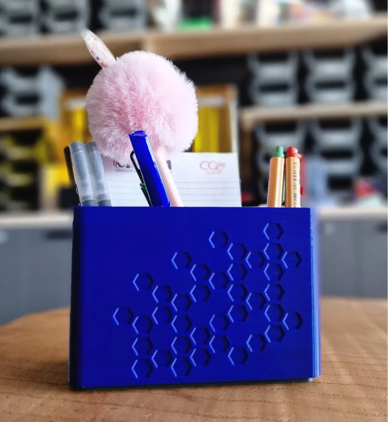 Desk Organizer with Honeycomb pattern