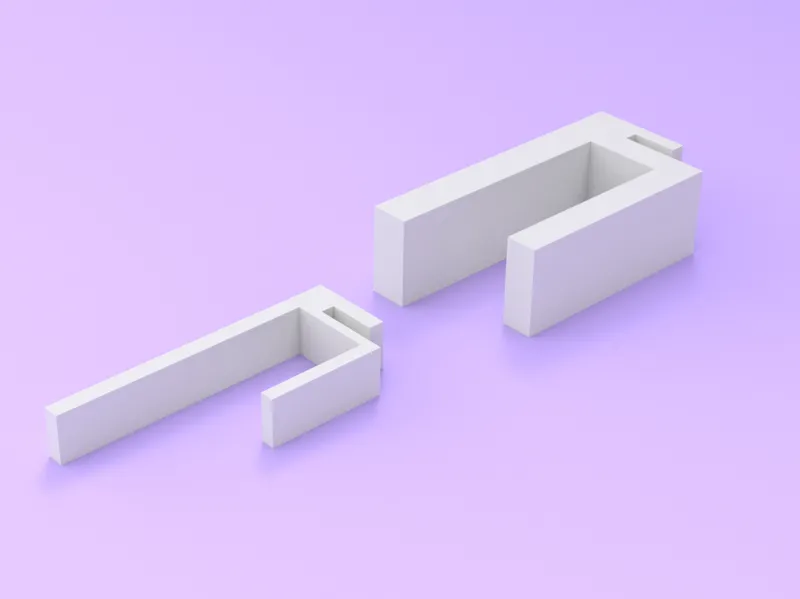 Led Strip Holder for Ikea Kallax