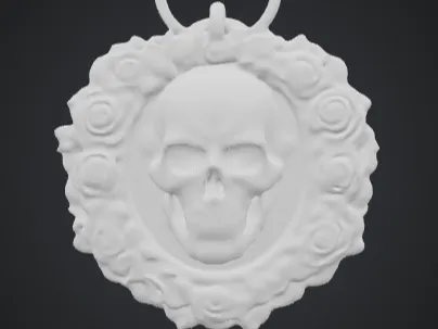 Skull Keychain