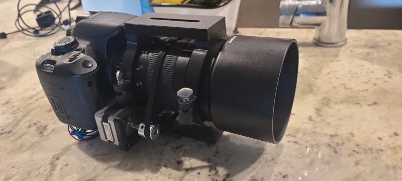 OpenAstroTech Samyang/Rokinon Cradle w/ Focuser