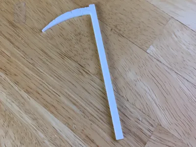 Halloween scythe bookmark