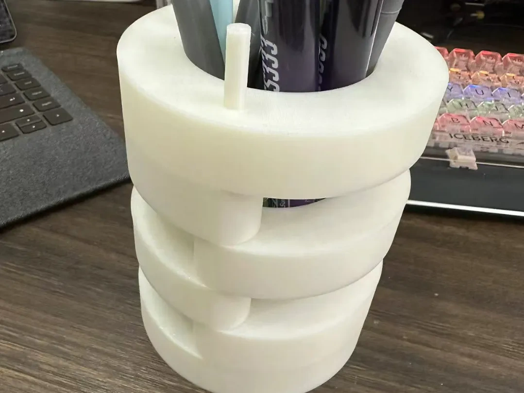 积木笔筒