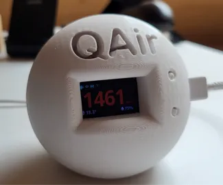 Air quality measuring device enclosure