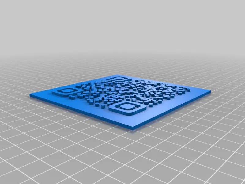 Customizable 3D QR Code generator by GenQRCode - MakerWorld