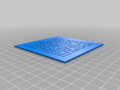 Customizable 3D QR Code generator by GenQRCode - MakerWorld