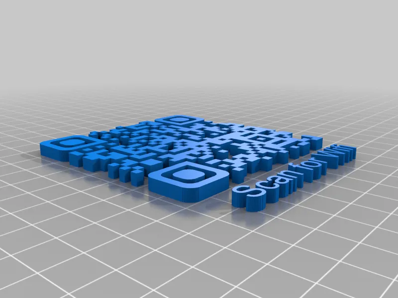 Customizable 3D QR Code generator by GenQRCode MakerWorld: Download ...