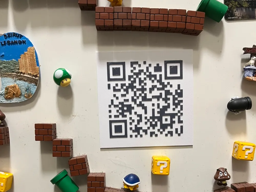 Customizable 3D QR Code generator by GenQRCode MakerWorld: Download ...