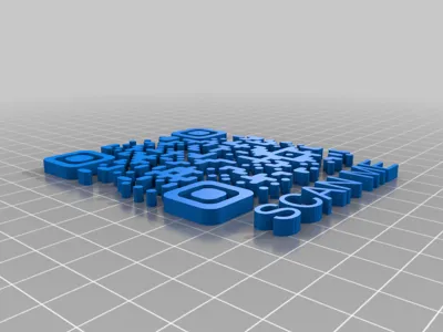 Customizable 3D QR Code generator by GenQRCode - MakerWorld