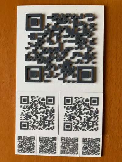 Customizable 3D QR Code generator by GenQRCode - MakerWorld