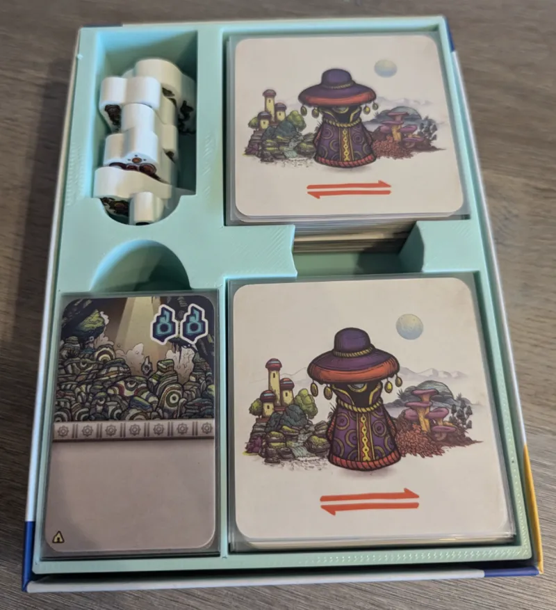 Insert for the board game Faraway