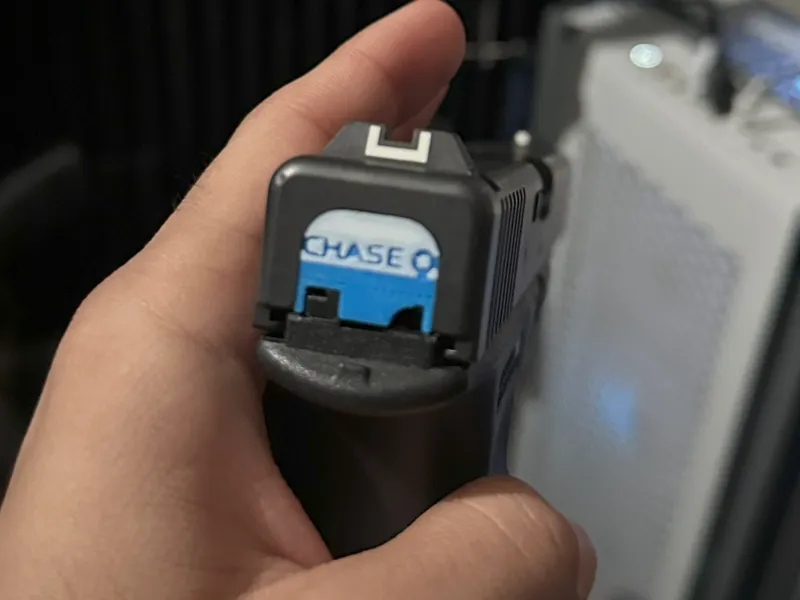Chase Bank Glock Backplate