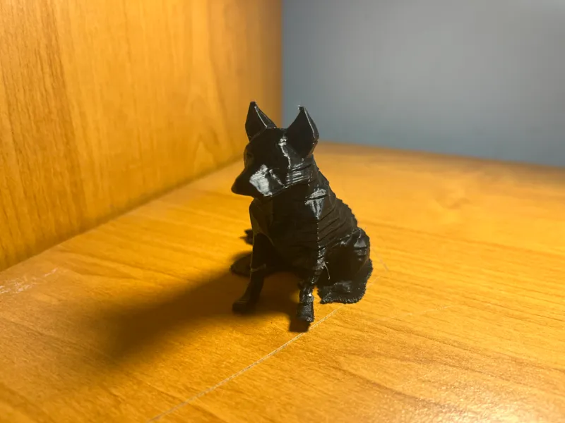 Cute doge low poly