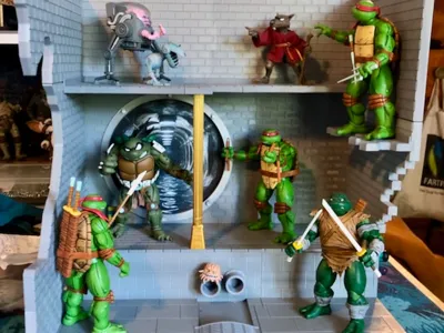 TMNT Detolf Sewer Diorama / Play Set