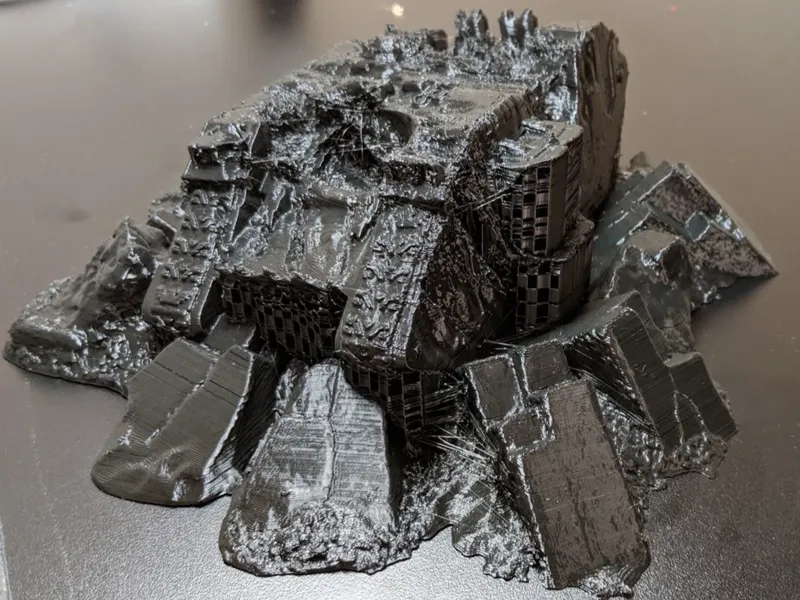 destroyed land riader