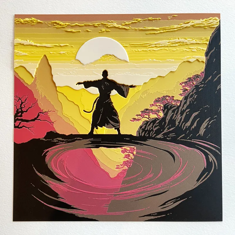 Sunset Shaolin - Hueforge