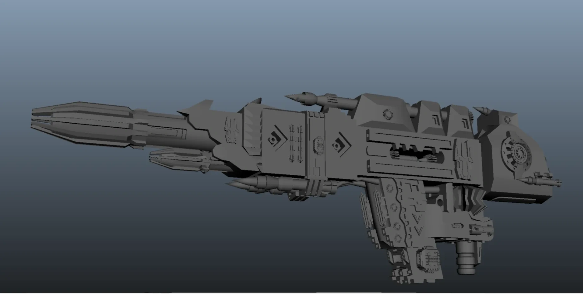 Tech Gun Nuclear Weapon Gun Laser Weapon Gun Weapon by 小望望一号 - MakerWorld