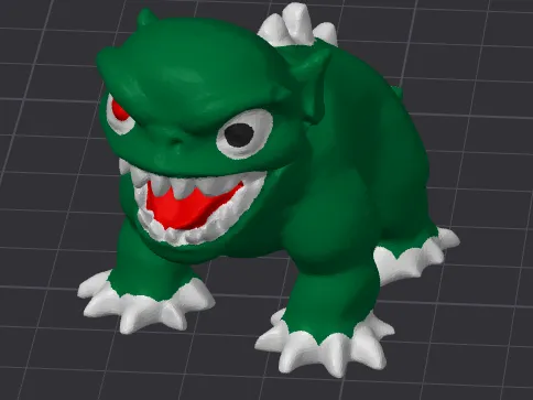 Scary funny monster 