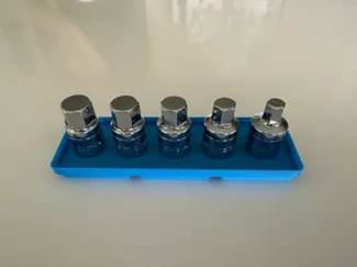 3/8 socket holder for gridfinity