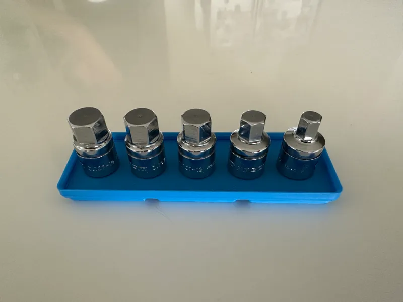 3/8 socket holder for gridfinity