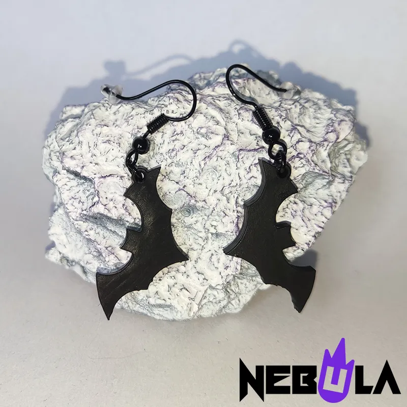 Halloween Boucles d'oreille chauves-souris view 2