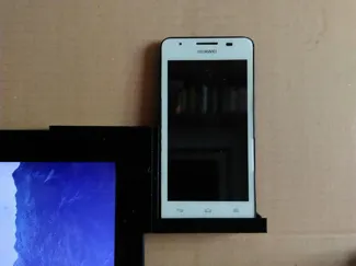 Phone holder for laptop