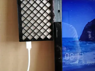 External hard disk holder for laptop