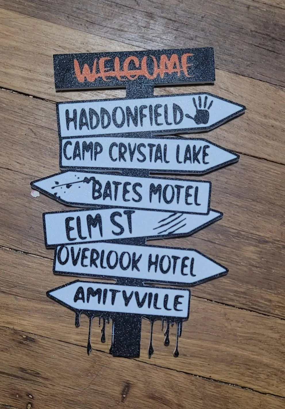Horror Street Signs - Free 3D Print Model - MakerWorld