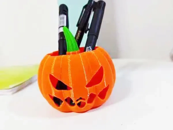 南瓜笔筒（pumpkin pen holder）