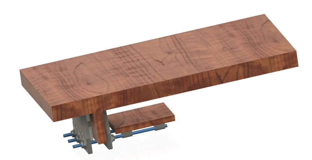 UnderDesk Shelf by maker.bamboo MakerWorld