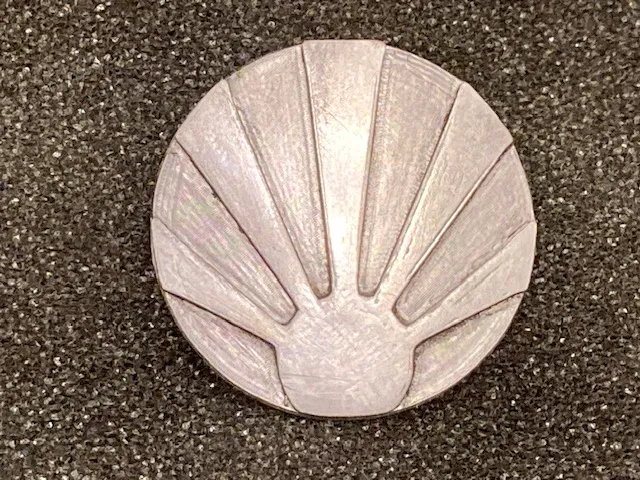 Uncharted 2 Rising Sun belt buckle coin