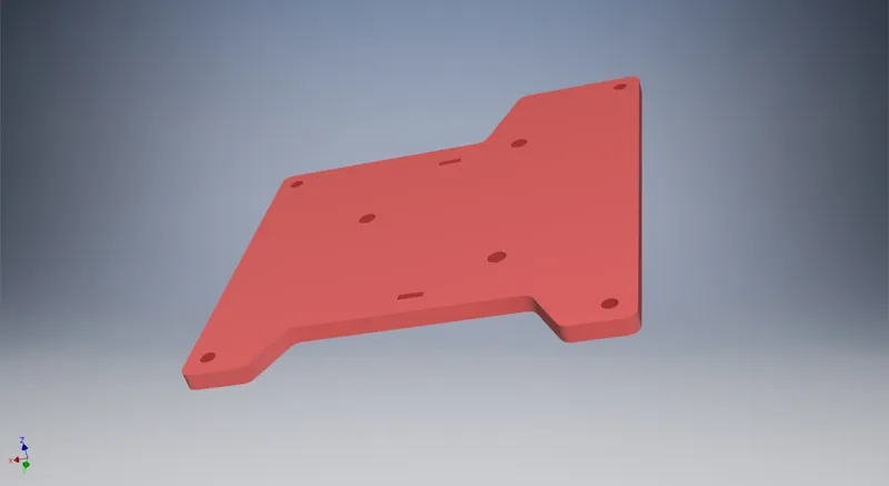 Properly Spaced TronXY (X1) Y-Axis Plate