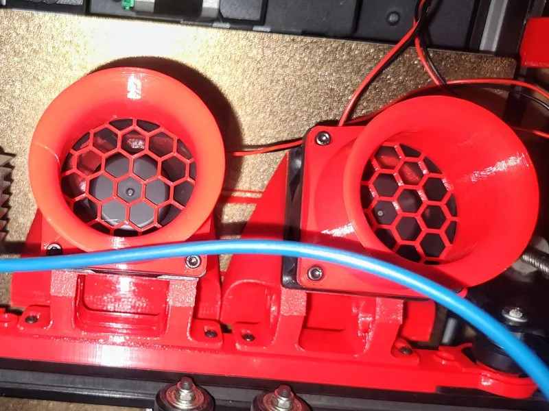 60mm fan duct/velocity stack with grill