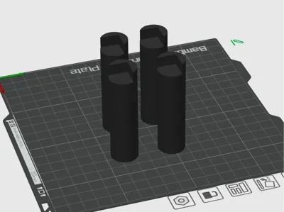 8mm Acrylic Support Legs