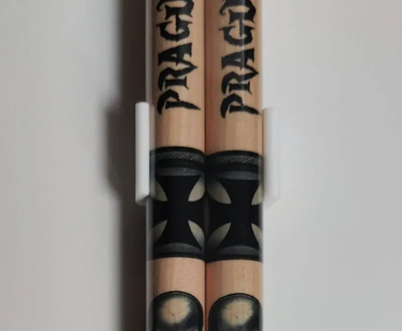Drumstick holder Commands adhesive