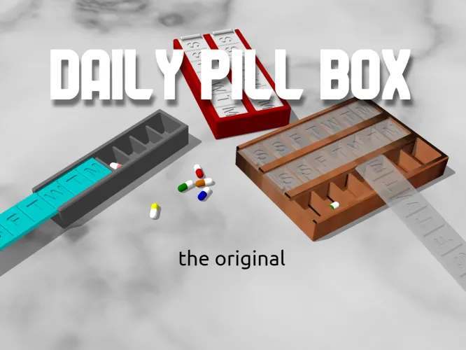 Daily pill box