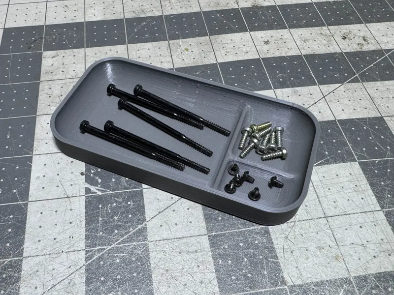 3 Section Screw Tray