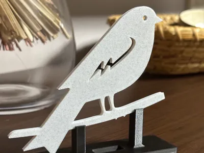 Bird on a stand