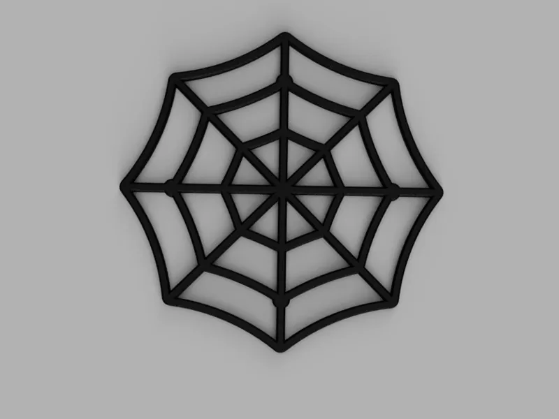 Spider Web Coaster with Feet