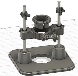 Vertical drill holder