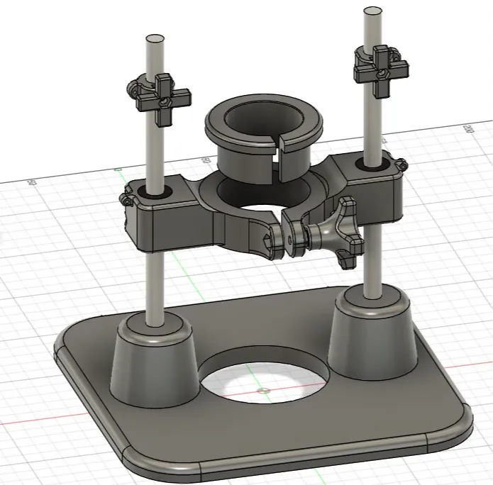 Vertical drill holder